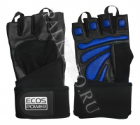 Перчатки для фитнеса ECOS POWER 2006-BM - Интернет-магазин палок для скандинавской ходьбы "PALKIPRO", г. Екатеринбург